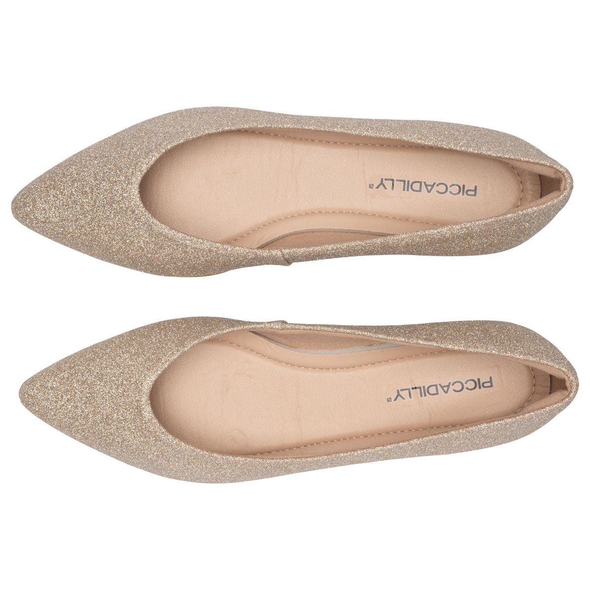 Zapato Mujer Champagne Silvia Glitter 54 Piccadilly-1
