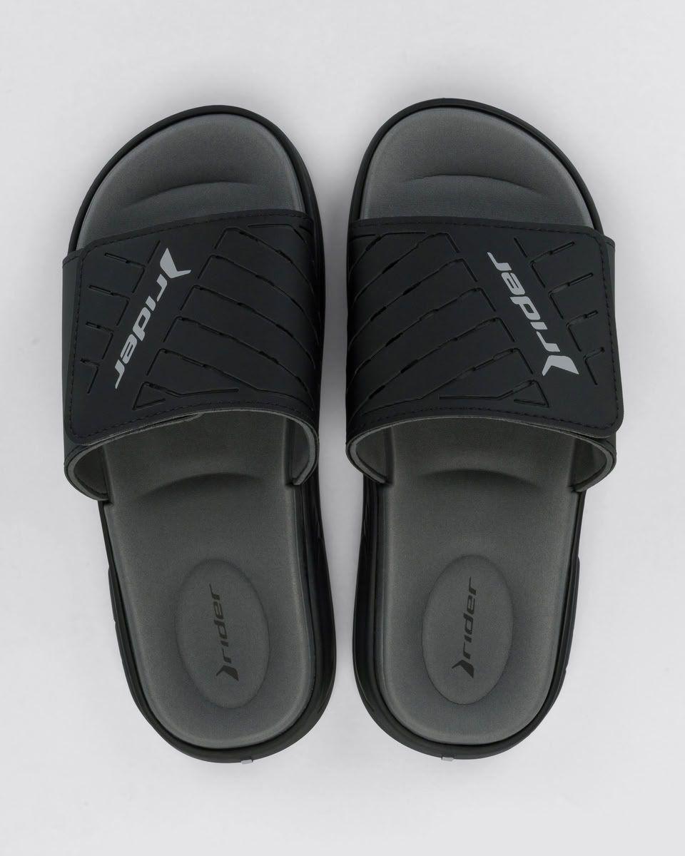 Sandalia Hombre Negro Cinza R Rider-1