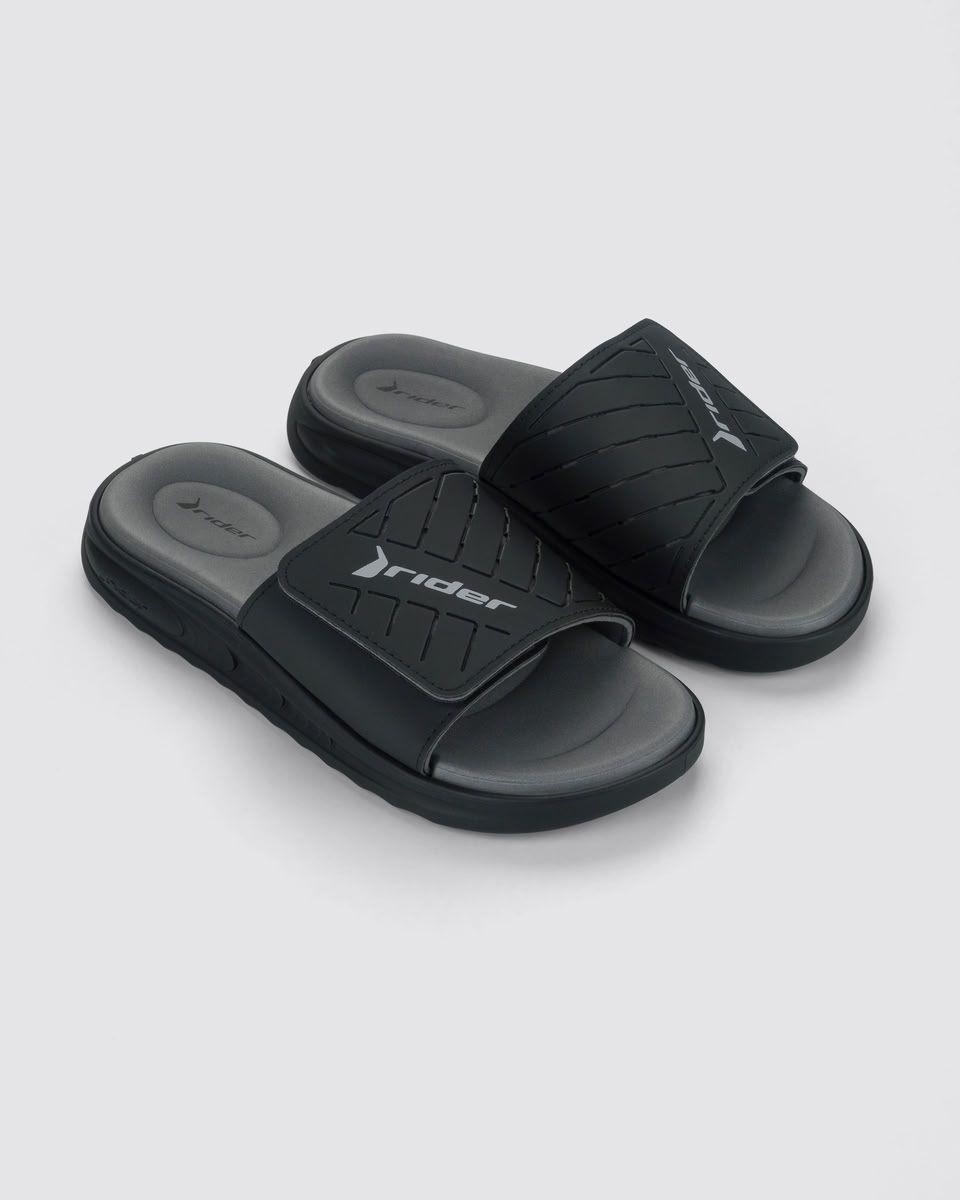 Sandalia Hombre Negro Cinza R Rider-2