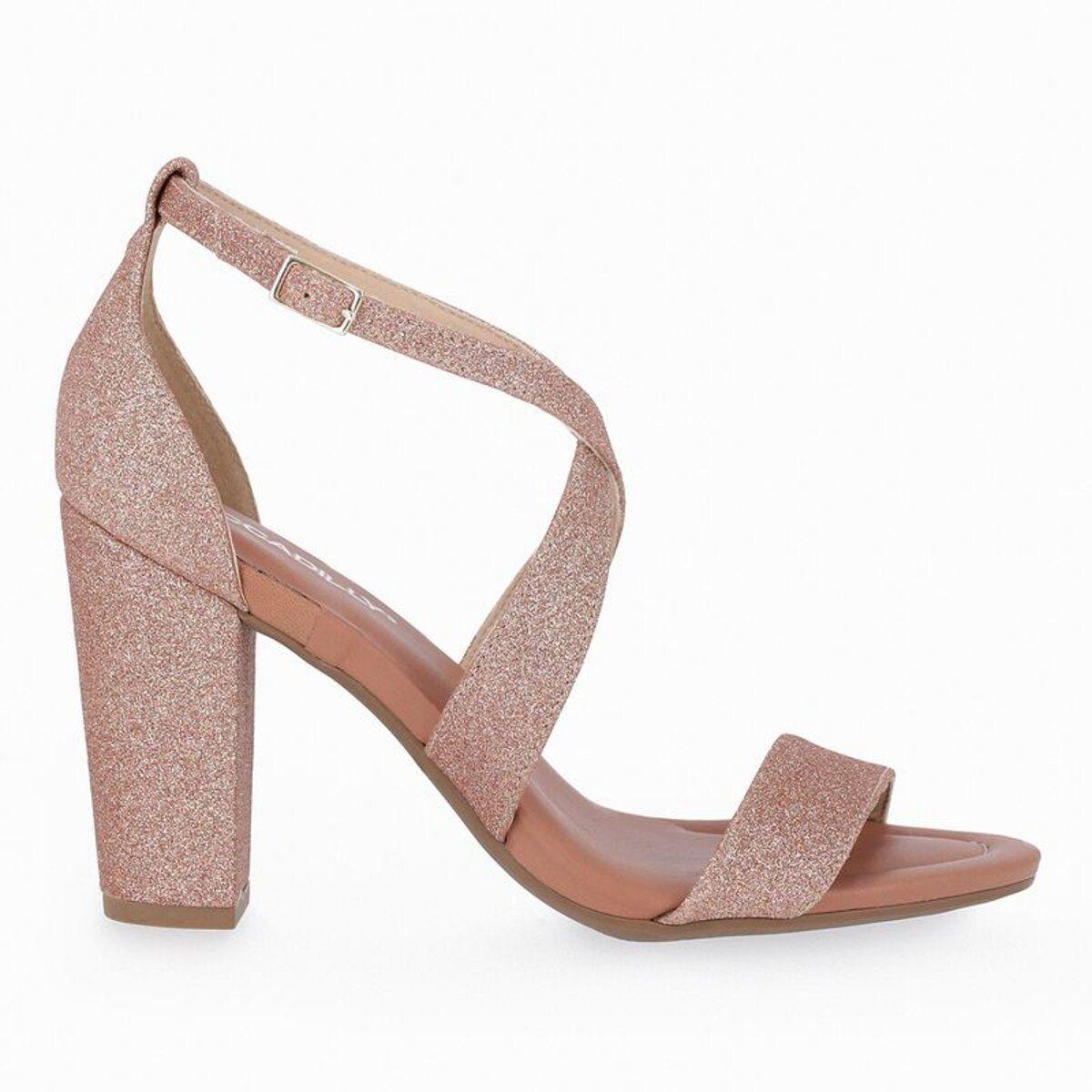 Sandalia Rafa Glitter Rosa  Piccadilly-1