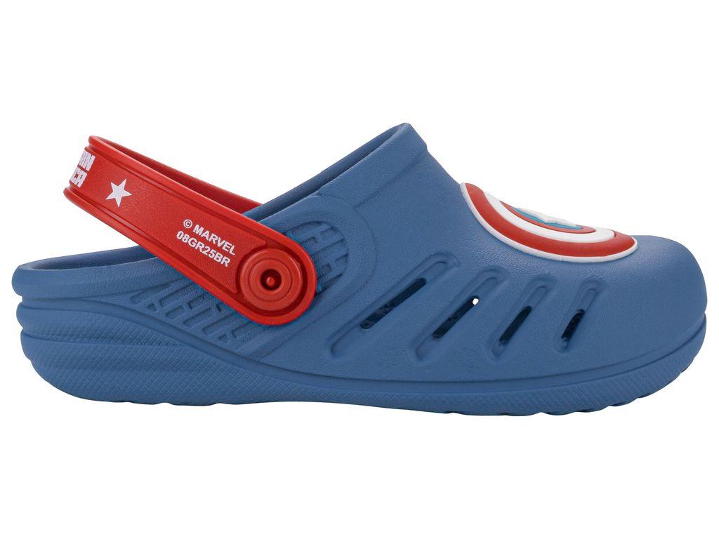 Sandalia Infantil Azul Capitan America Ipanema-2