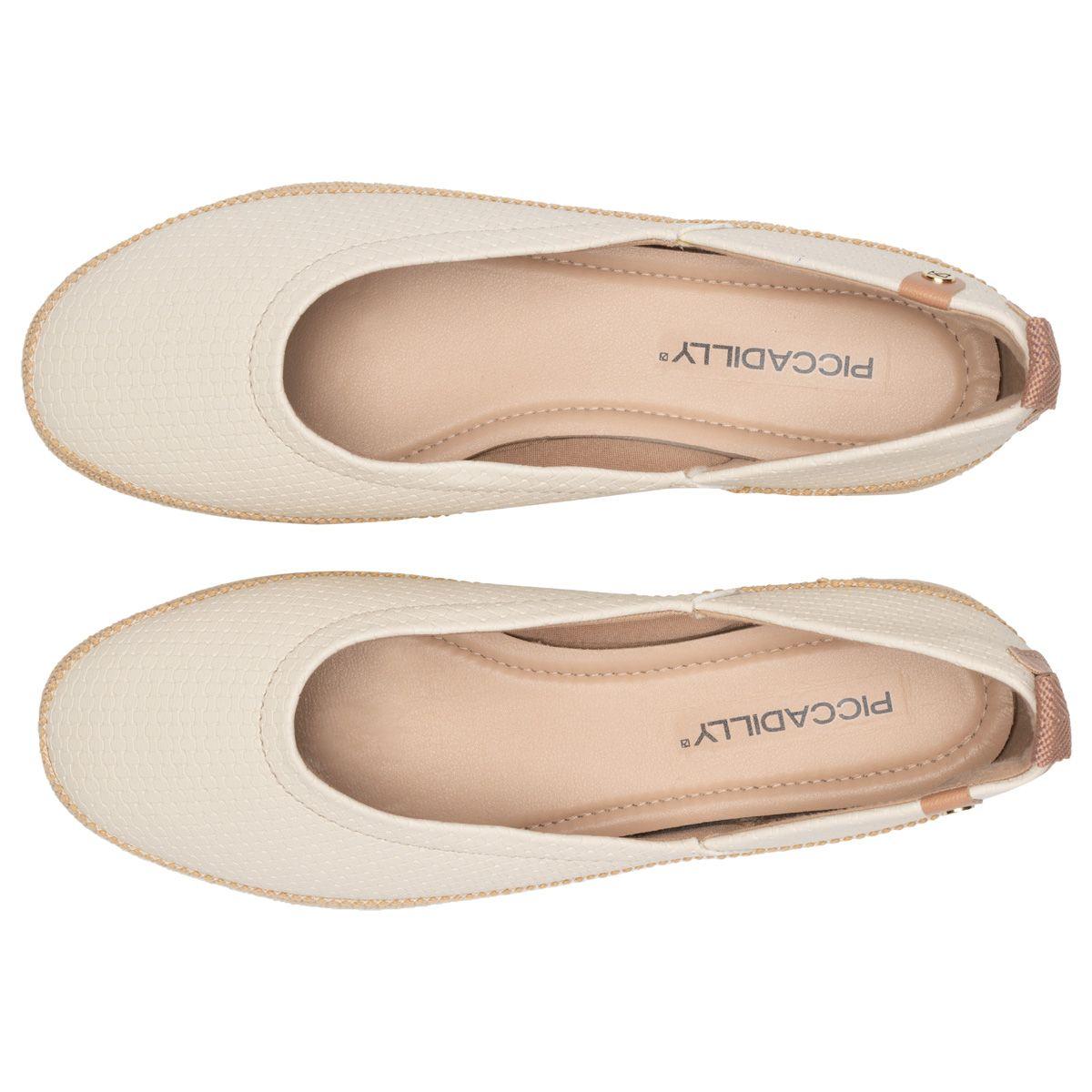 Zapato Mujer Hueso/Almendra Lourdes Piccadilly-2