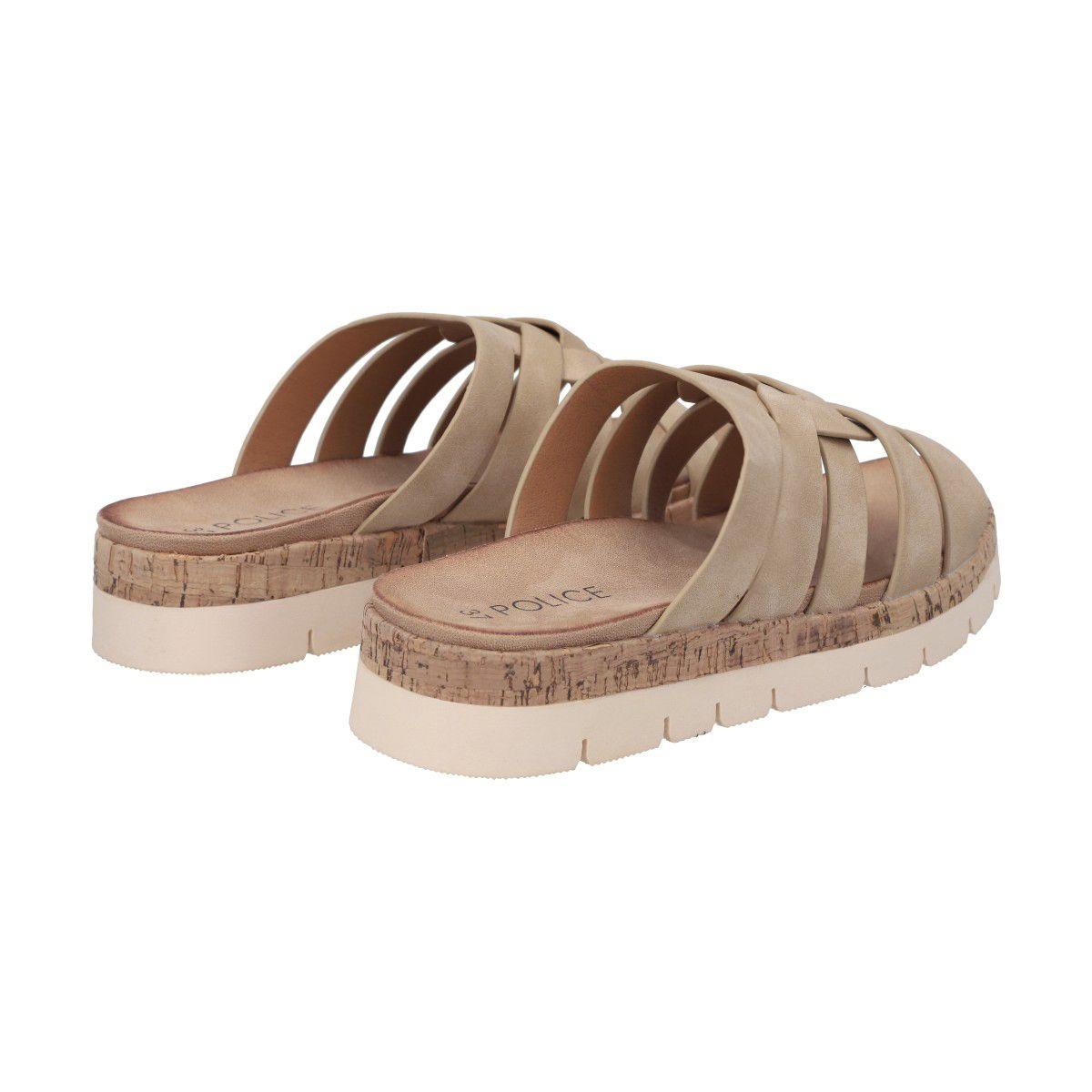 Sandalia Mujer Camel Valentina Police-3