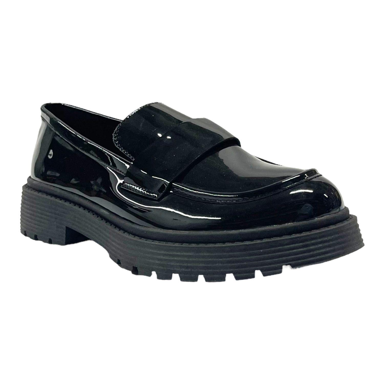 Mocasin Mujer Negro Roxana Detogni-0