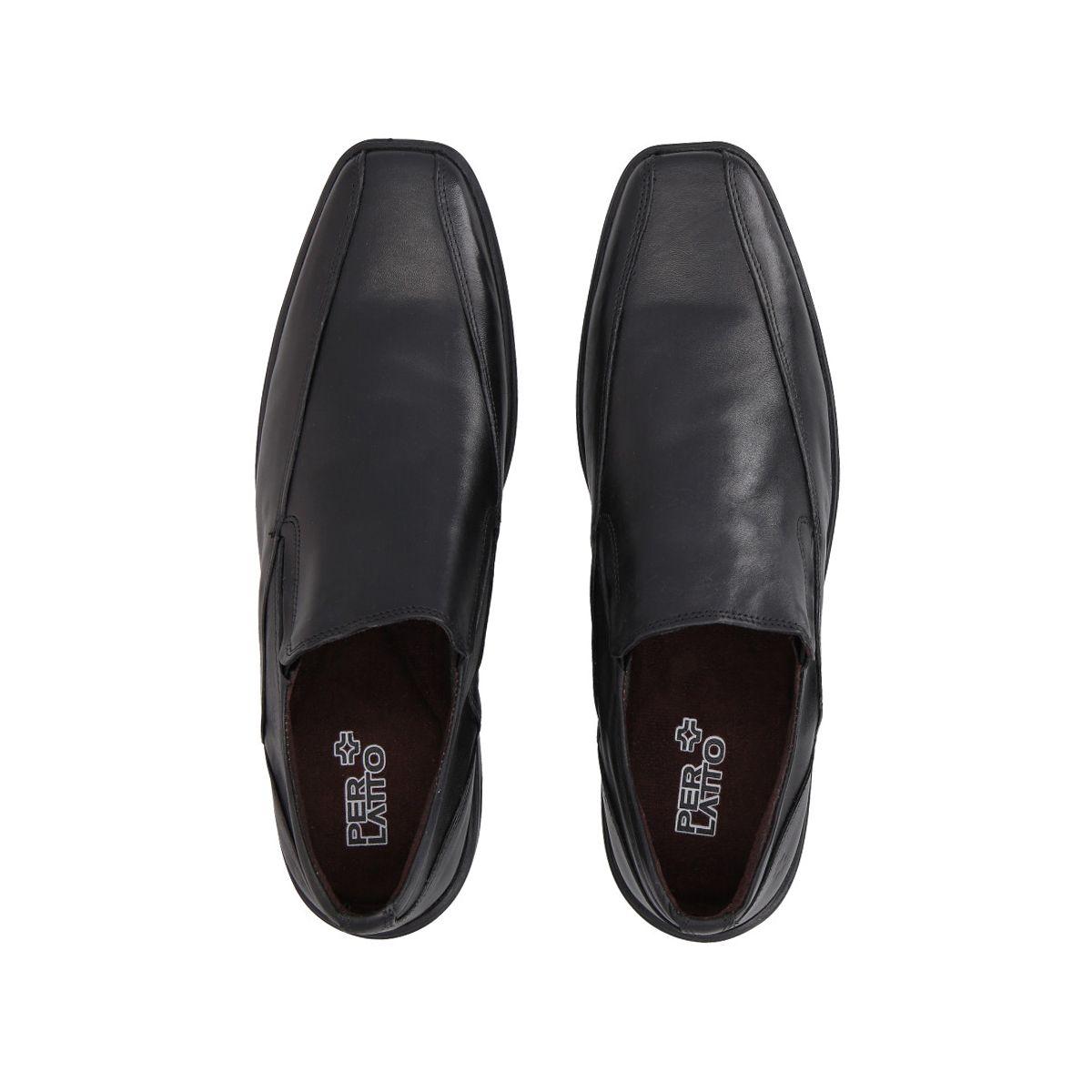 Zapato Formal Hombre Cuero Negro Perlatto-2