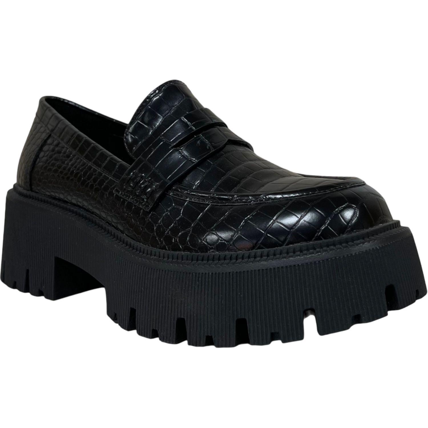 Mocasín Mujer Negro Cordova Detogni-1