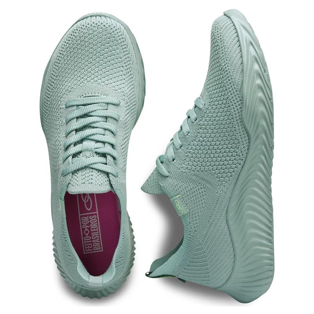 Zapatilla Mujer 146G Ultraleve Verde Agua-3