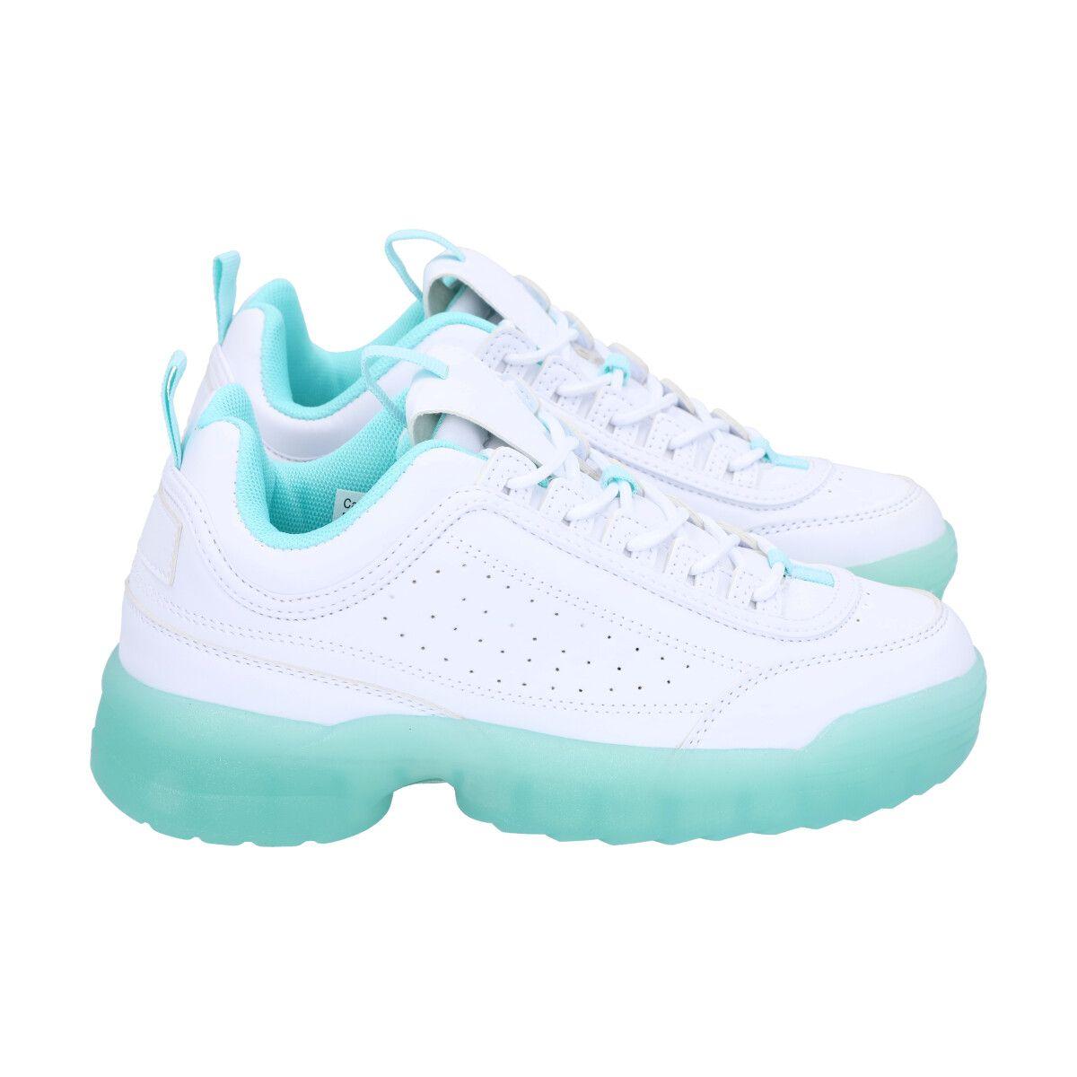 Zapatilla Mujer Blanco/Verde Amalia  Police-2