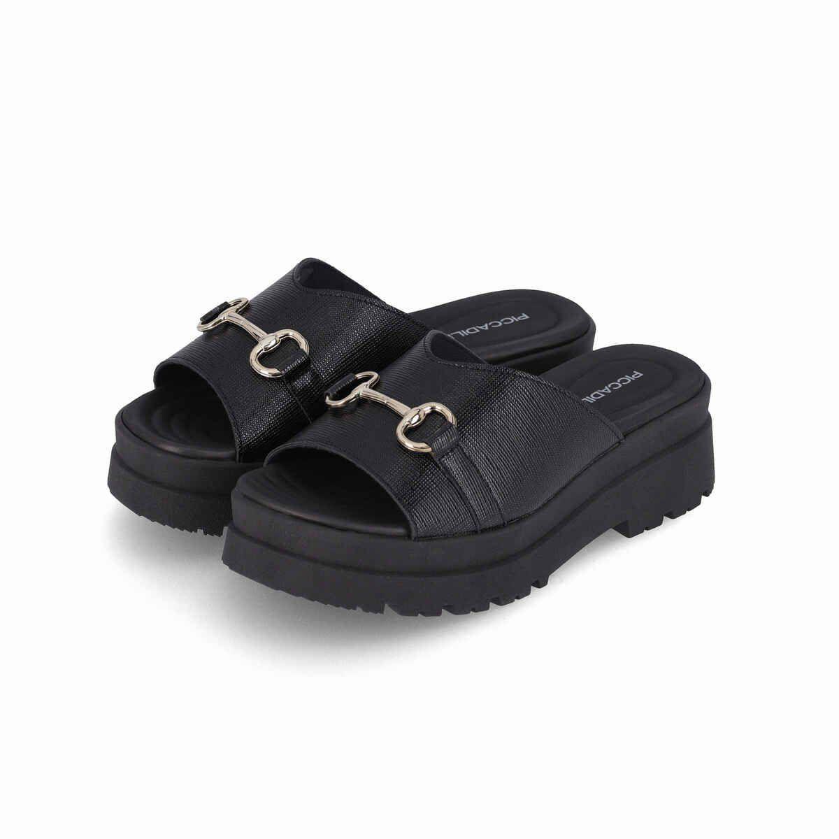 Sandalia Cláudia/Hebilla Negro Piccadilly-0