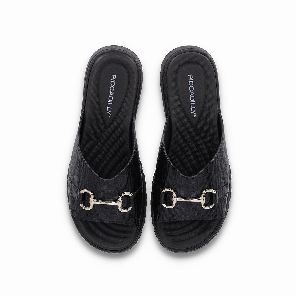 Sandalia Cláudia/Hebilla Negro Piccadilly-2