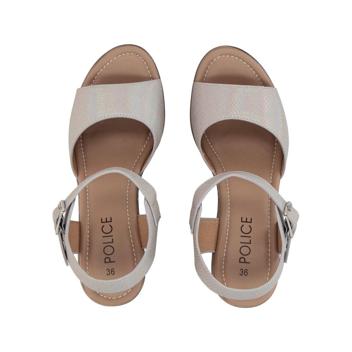 Sandalia Mujer Beige Trini 032  Police-1