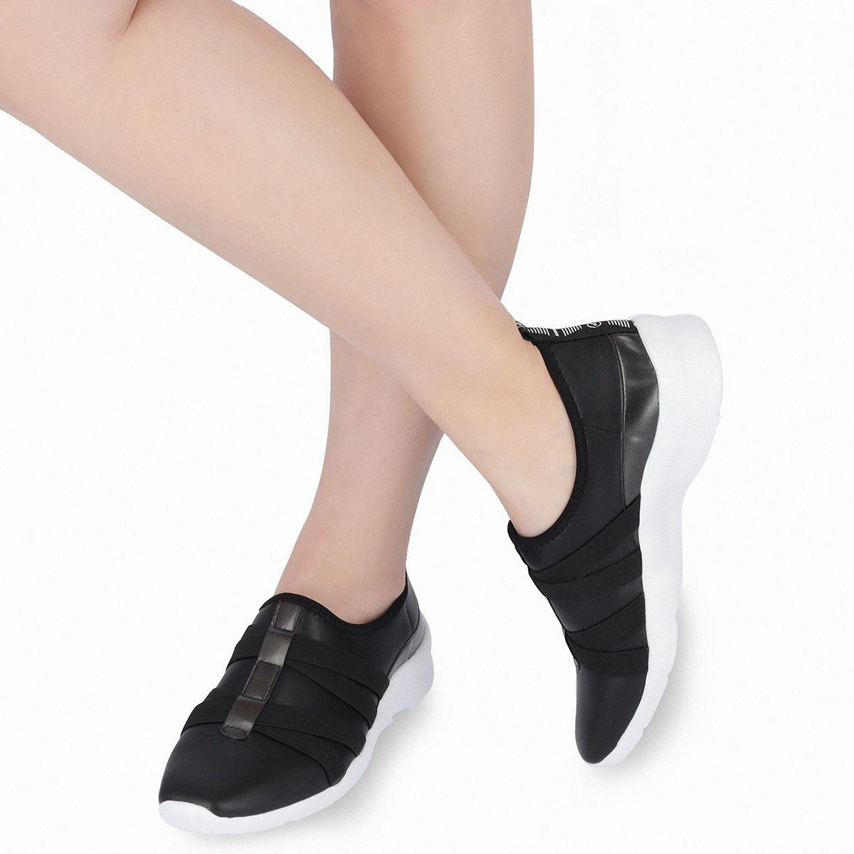 Zapatilla Mujer 658 Lu Negro Piccadilly-2