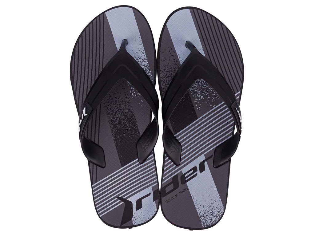 Sandalia Hombre Negro/Blanco Graphics Rider-0