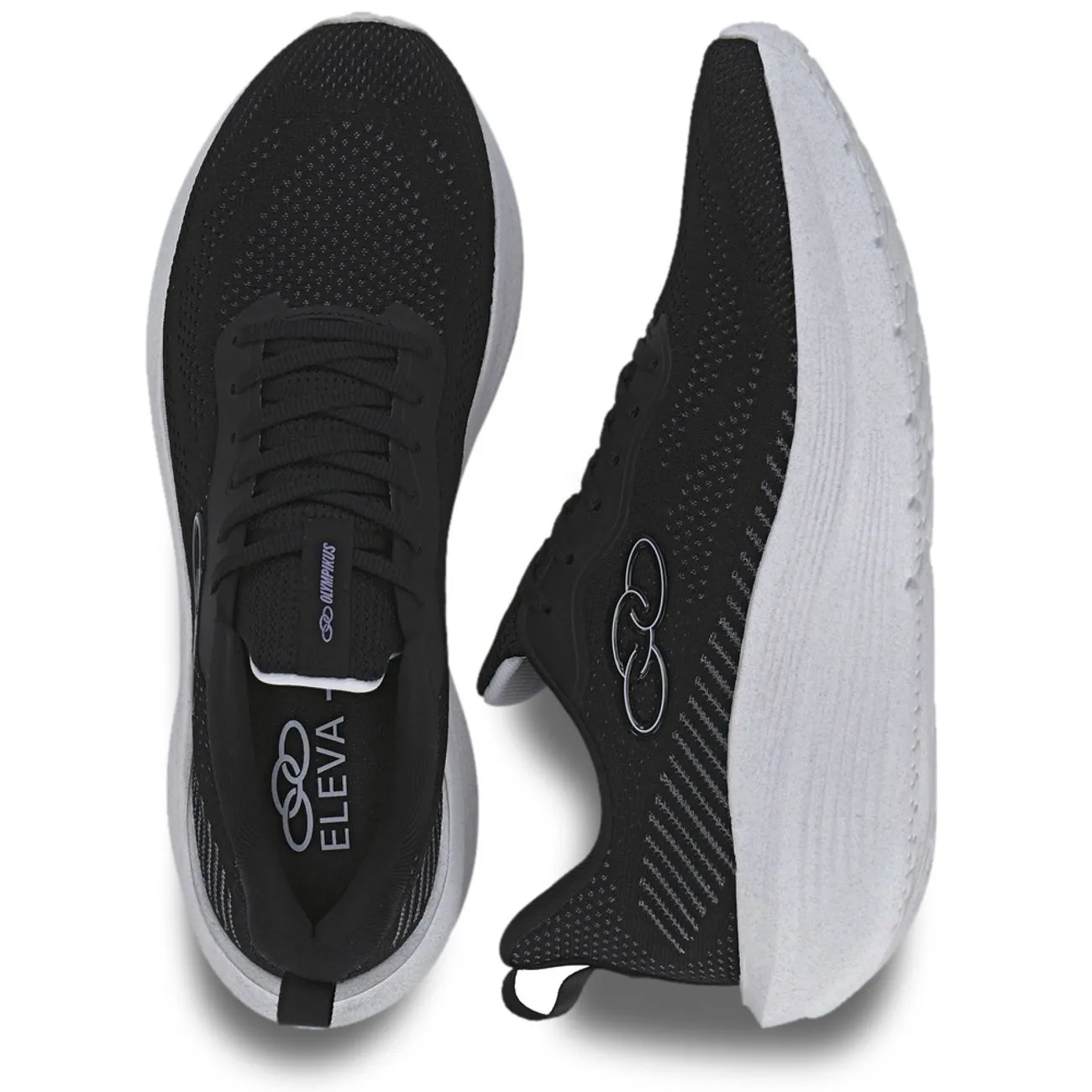 Zapatilla Mujer Rayo Negro/Blanco-2