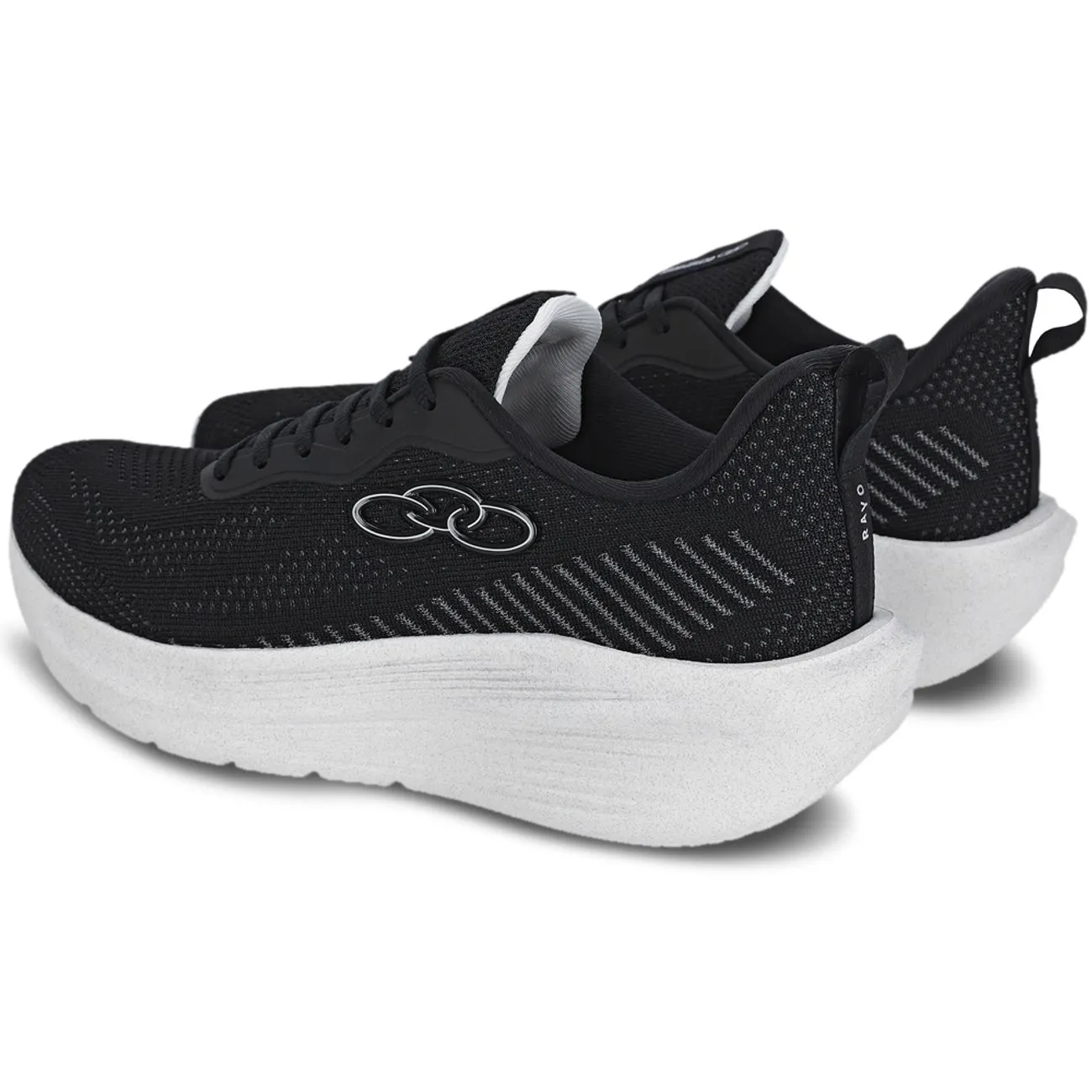 Zapatilla Mujer Rayo Negro/Blanco-3