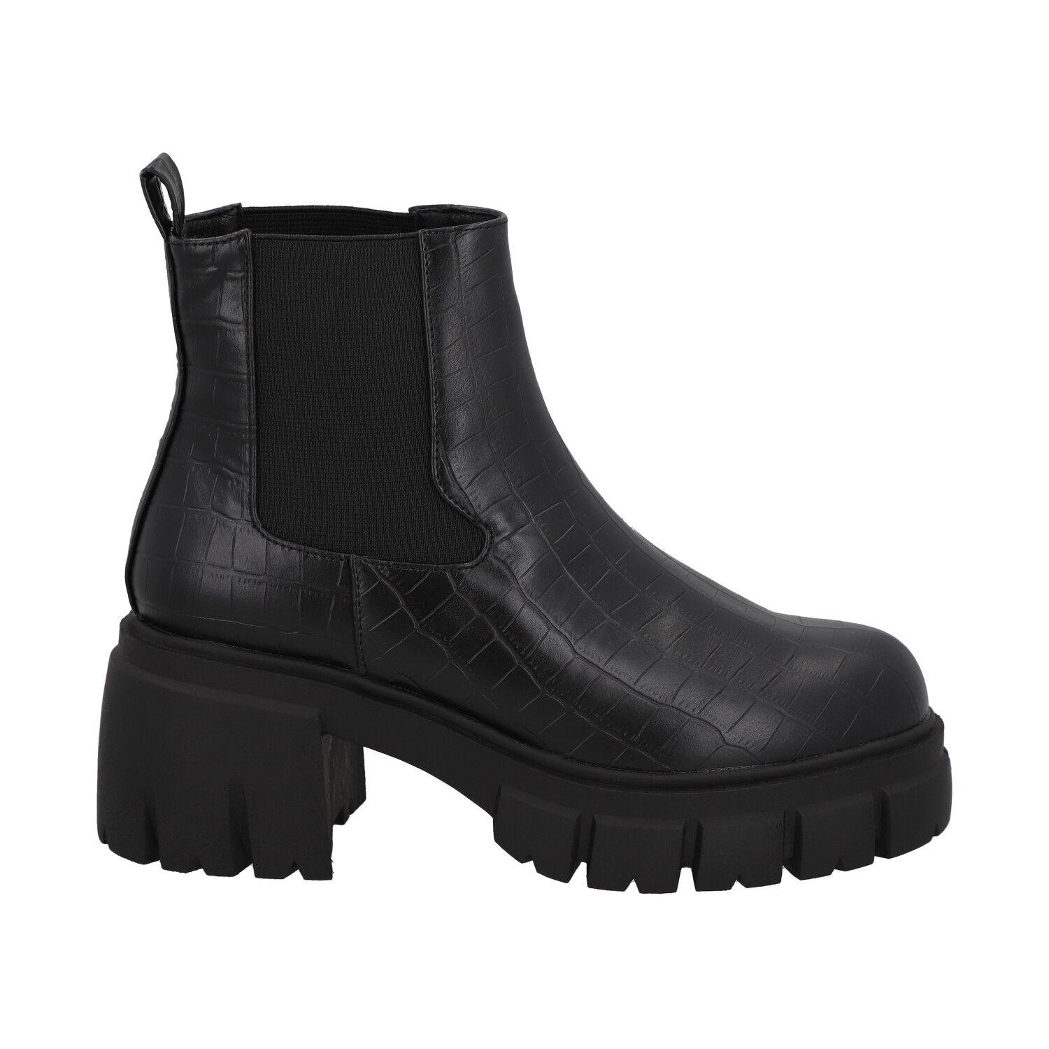 Botin Mujer Negro Cecilia Detogni-0
