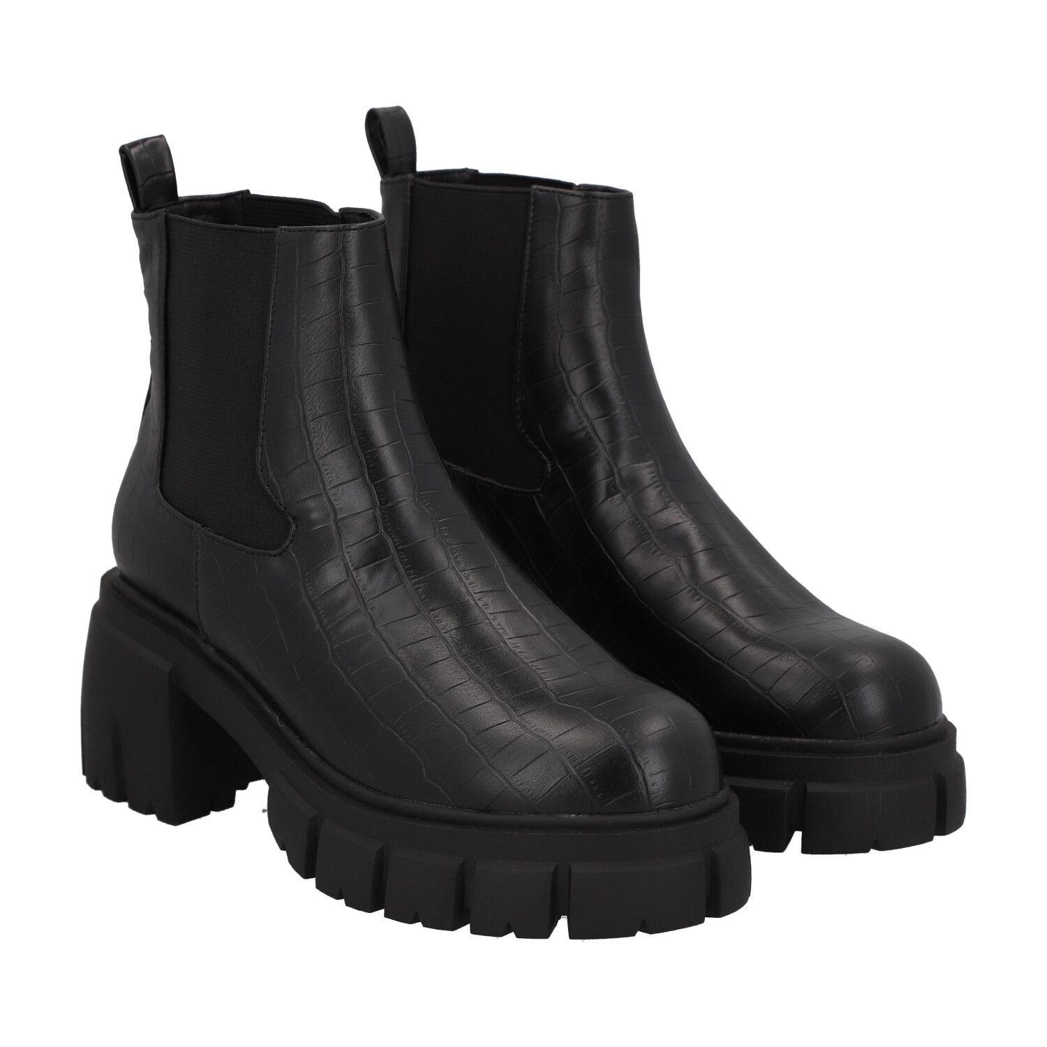 Botin Mujer Negro Cecilia Detogni-3