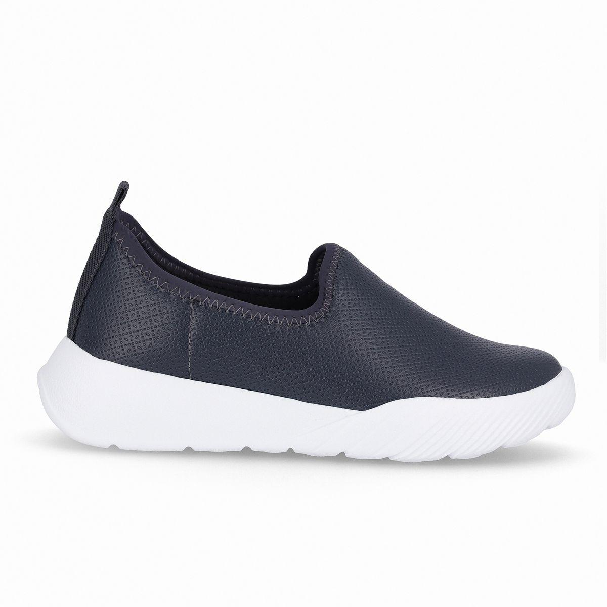 Zapatilla Mujer Azul/Blanco Fascitis Anabela Piccadilly-0