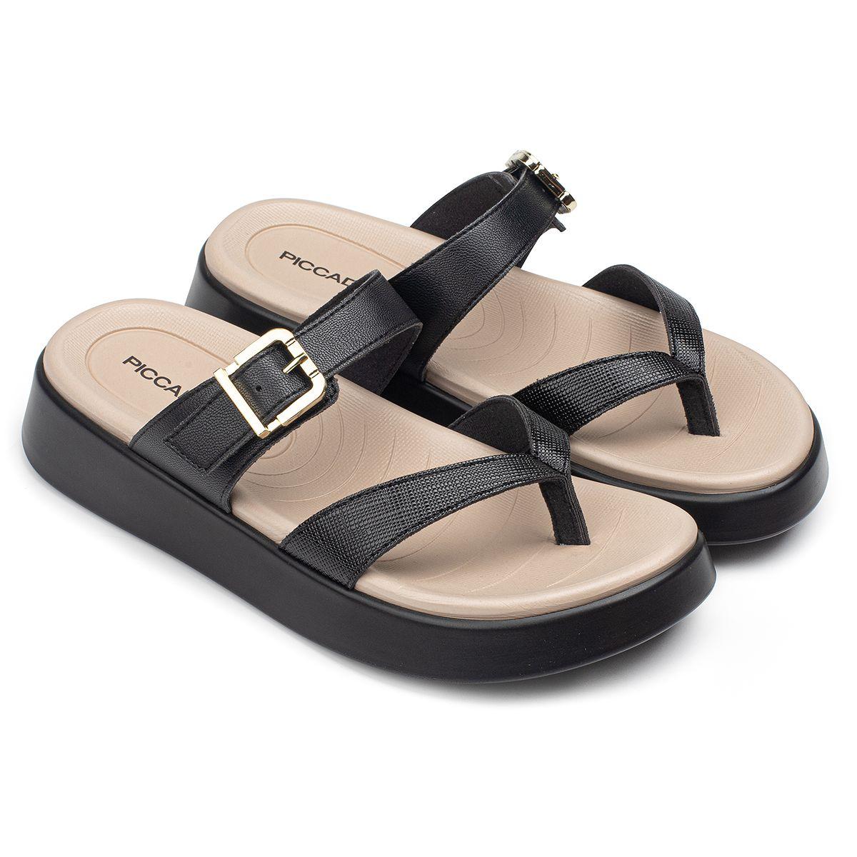Sandalia  Victoria  6054 Negro Piccadilly-0