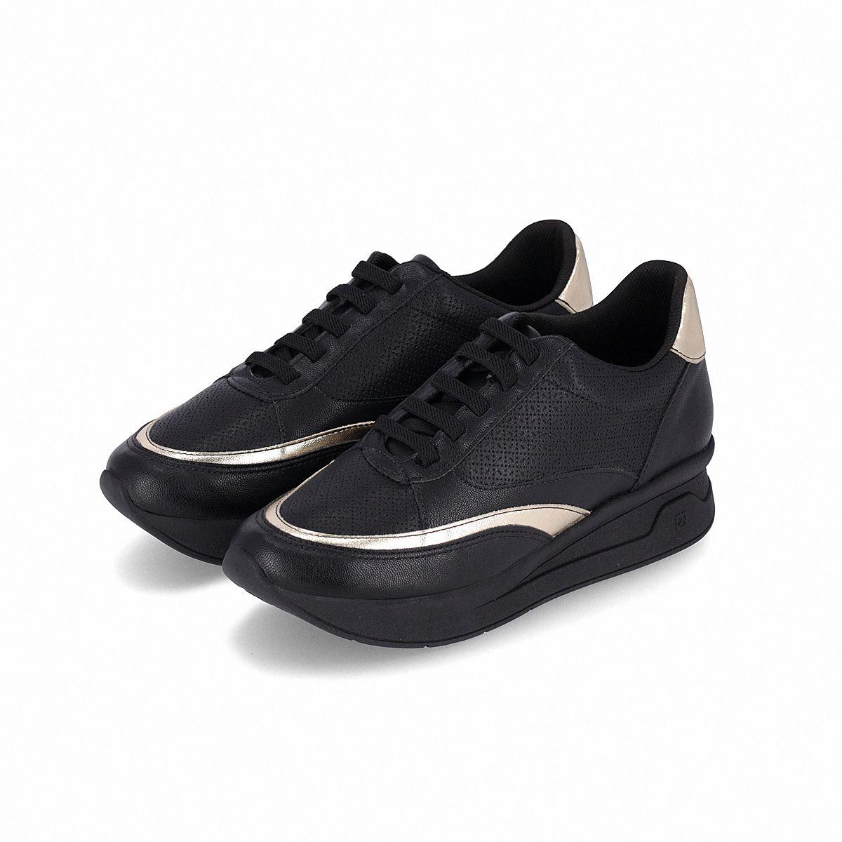 Zapatilla Mujer Negro/Dorado Jessica Piccadilly-0