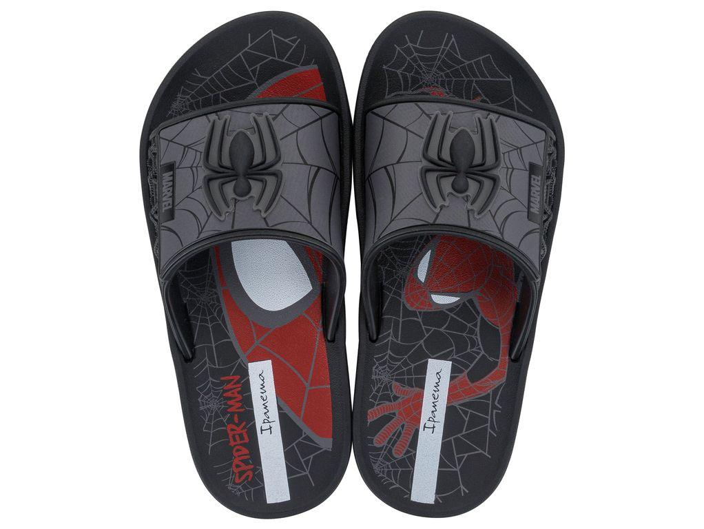Sandalia Infantil Negro/Gris Spiderman 163 Ipanema-0