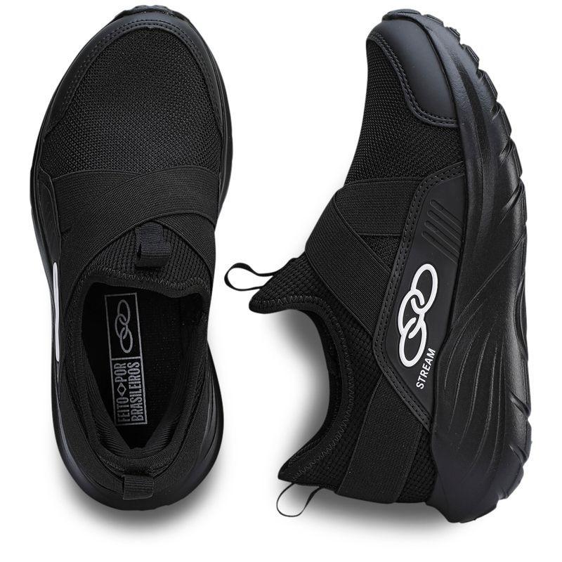 Zapatilla Infantil Stream Infantil Negra-2