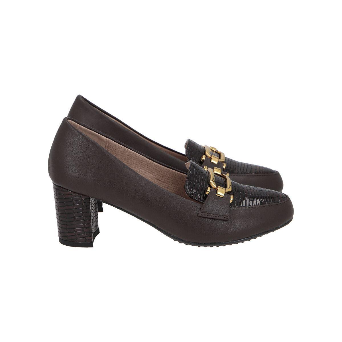 Zapato Mujer Chocolate Kris Police-1