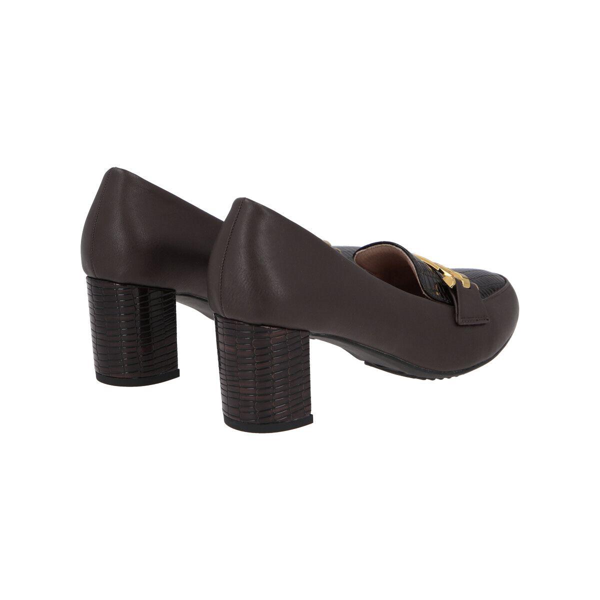 Zapato Mujer Chocolate Kris Police-2