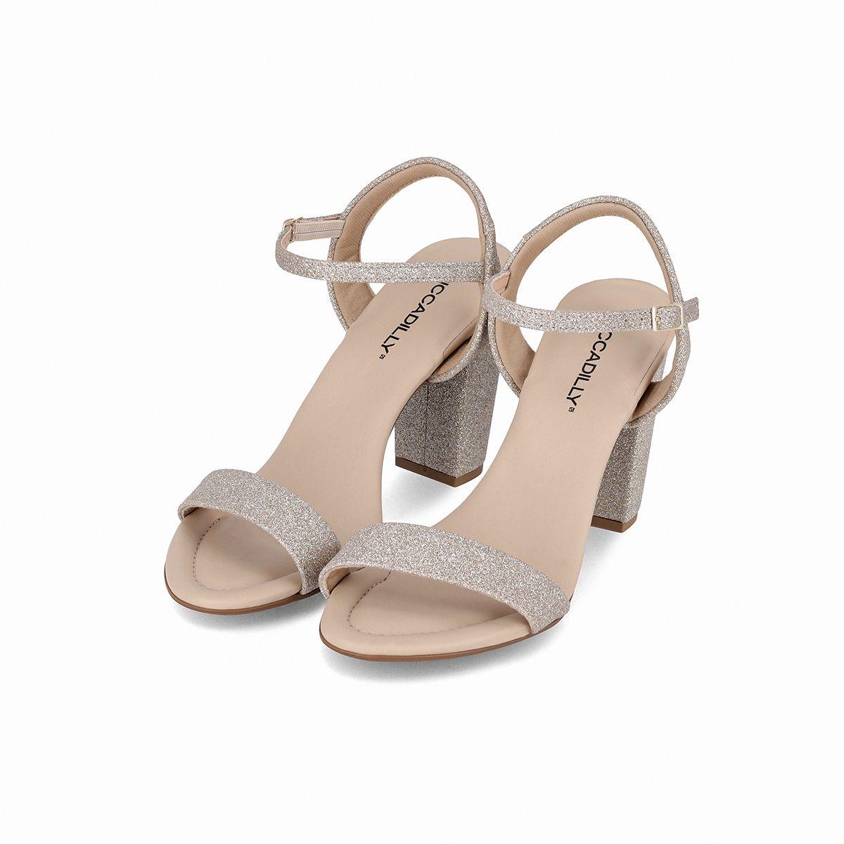 Sandalia Mujer Champagne/Glitter Rafa Piccadilly-0