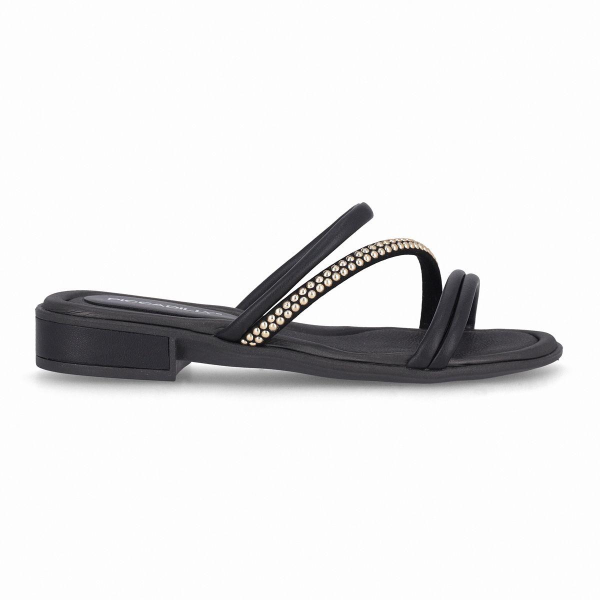 Sandalia Mujer Negro/Strass Taila 78 Piccadilly-0
