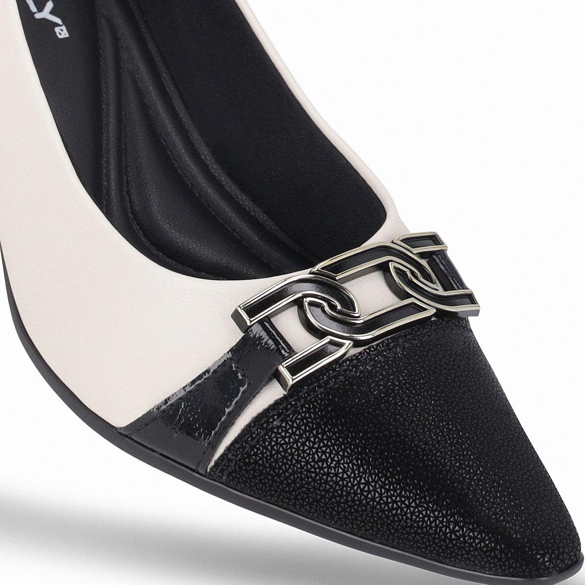 Zapato Mujer Negro/Crema Irene Piccadilly-4