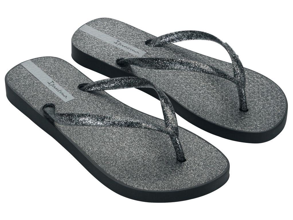 Sandalia Mujer Negro Glitter Fem Ipanema-1