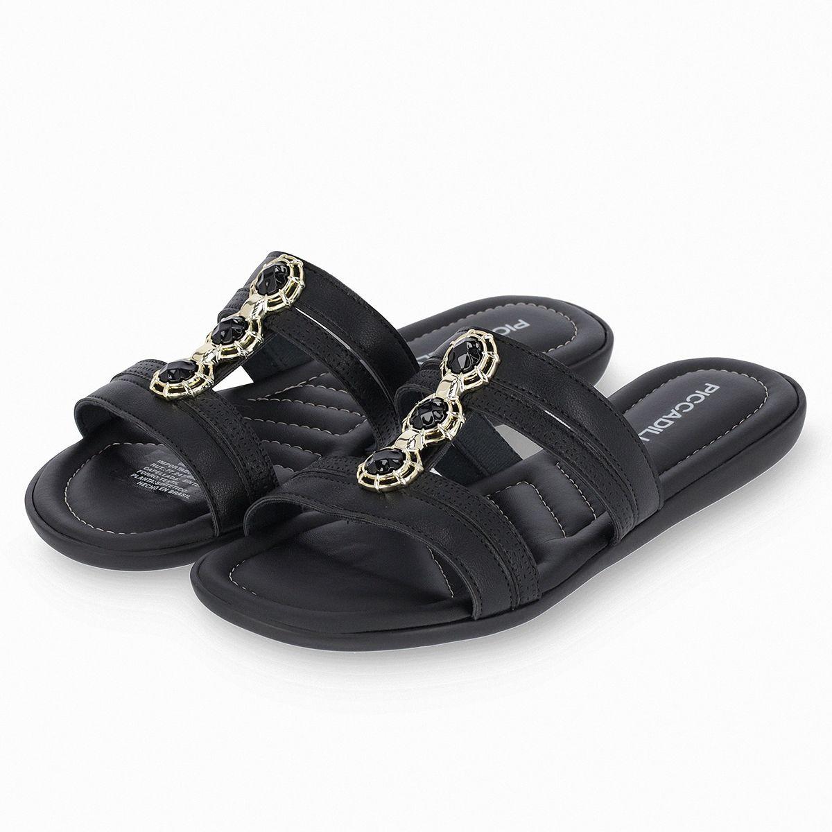 Sandalia Mujer Negro Joana Piccadilly-1