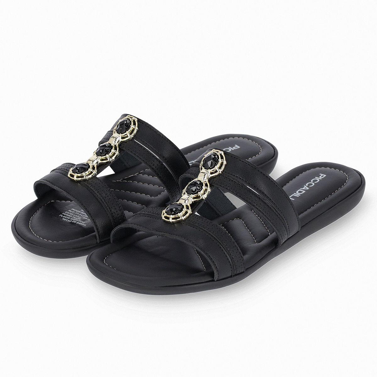 Sandalia Mujer Negro Joana Piccadilly-0