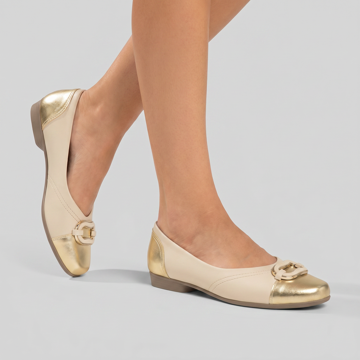 Ballerina Mujer Dorado Raquel 74 Piccadilly-3