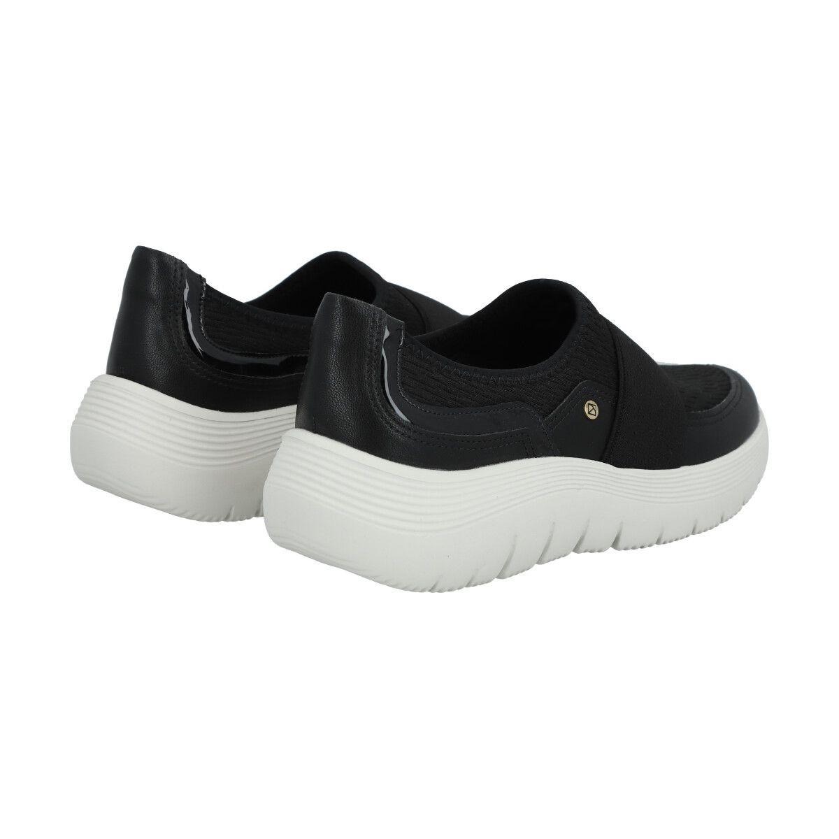 Zapatilla Eliana Blanco/Negro Piccadilly-2