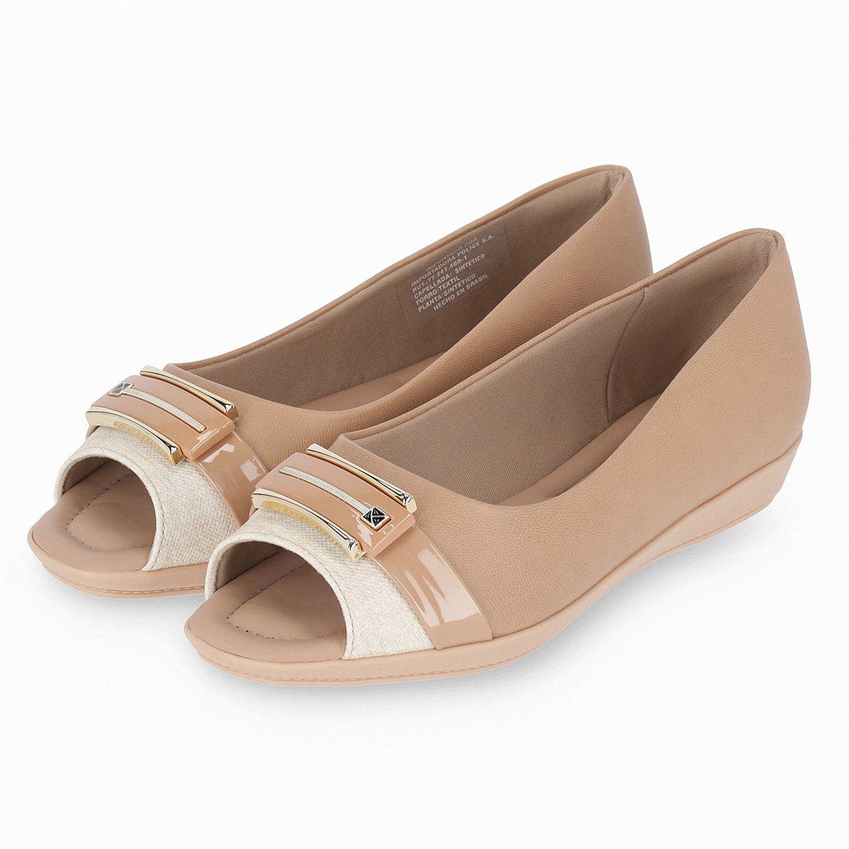 Zapato Mujer Nude/Blanco Pietra Piccadilly-1