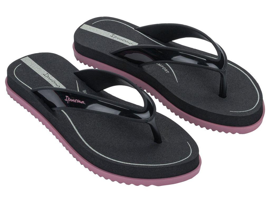 Sandalia Mujer Negro/Lila Rio Ipanema-2