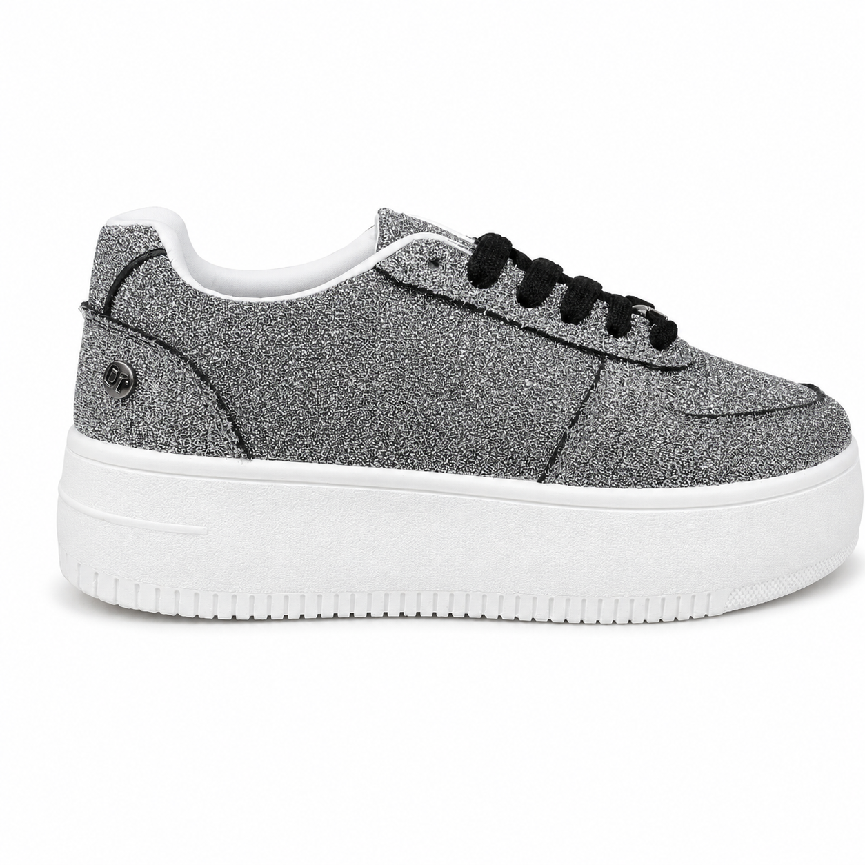 Zapatilla Mujer Plata/Glitter 233 Detogni-0