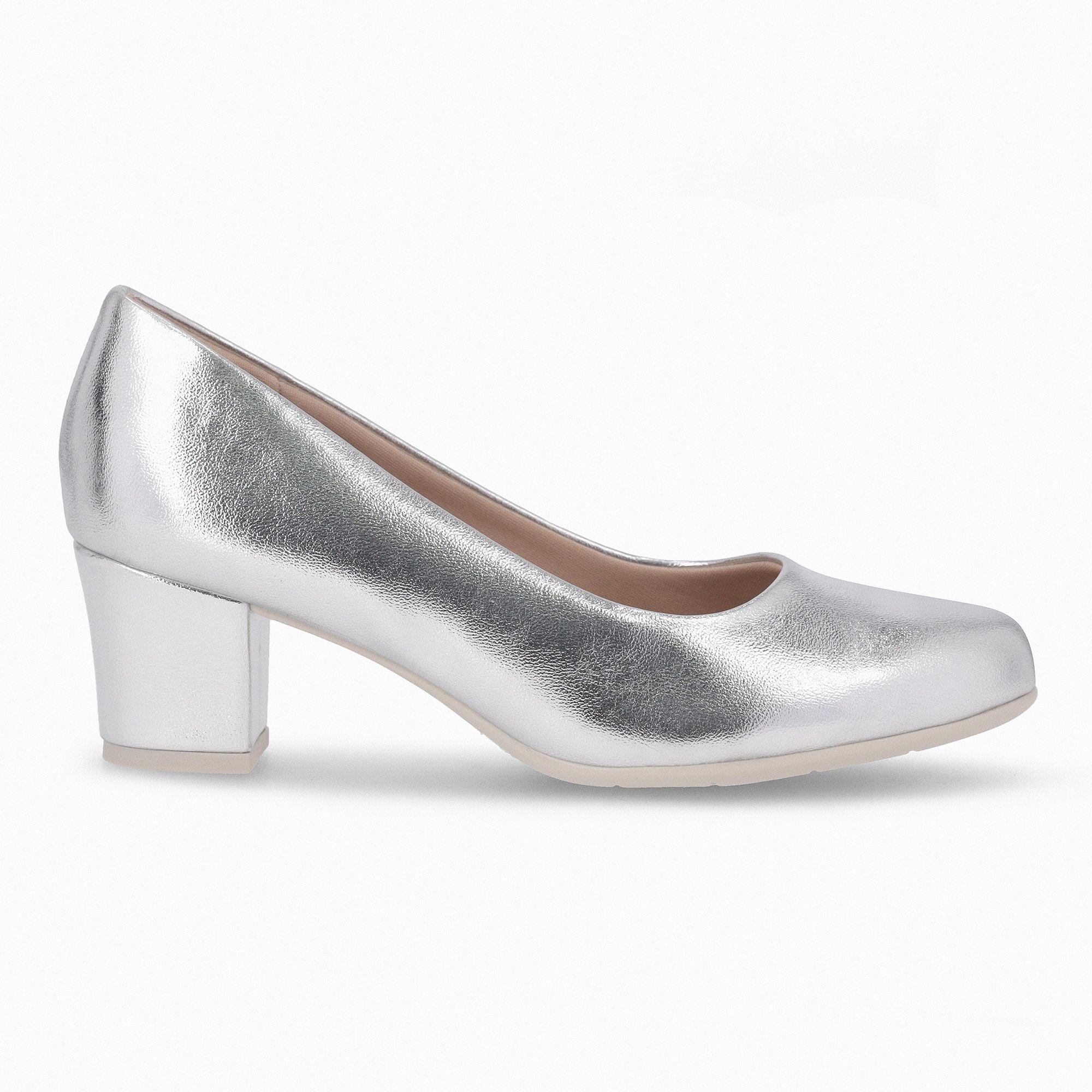 Zapato Mujer Plateado Laura Piccadilly-0