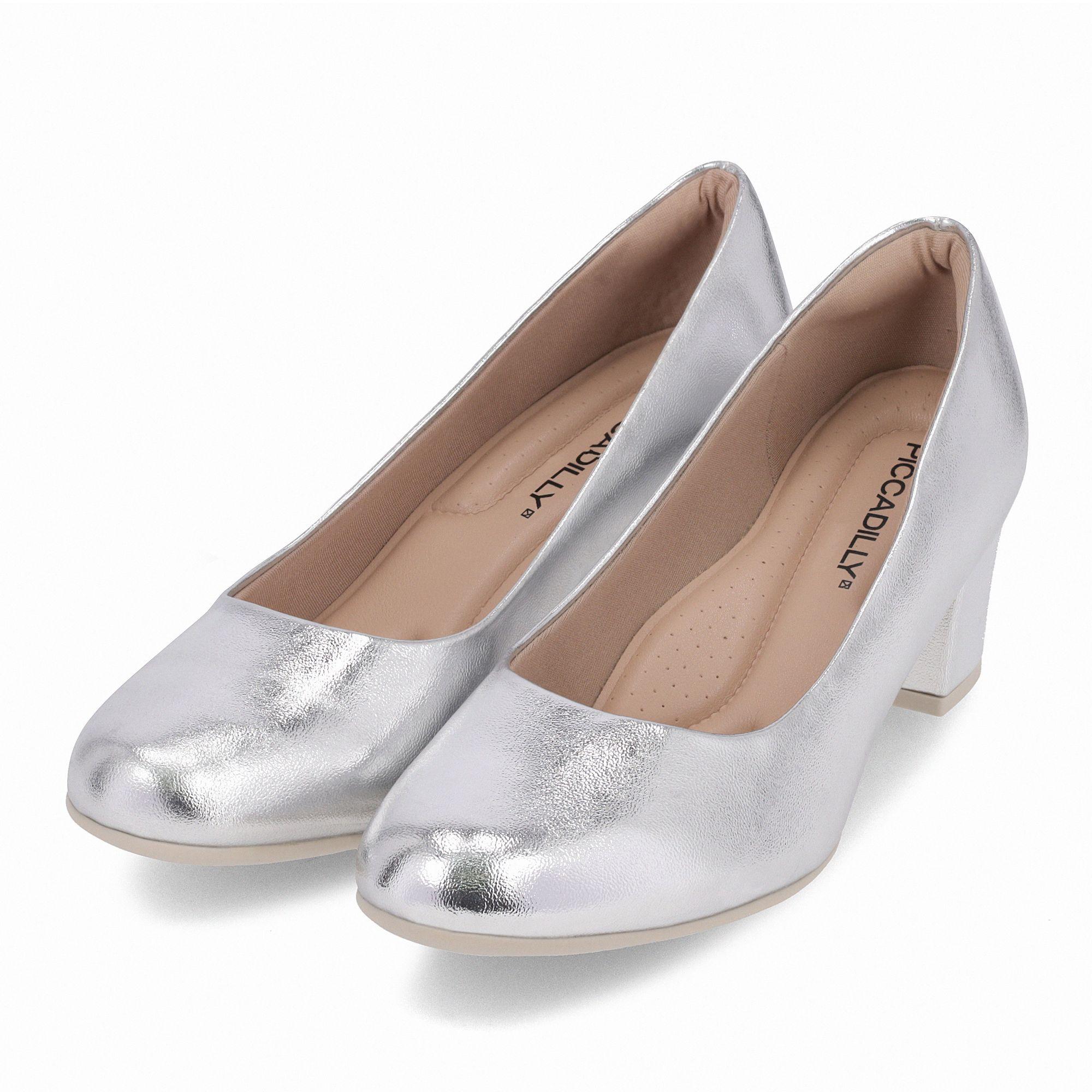 Zapato Mujer Plateado Laura Piccadilly-2