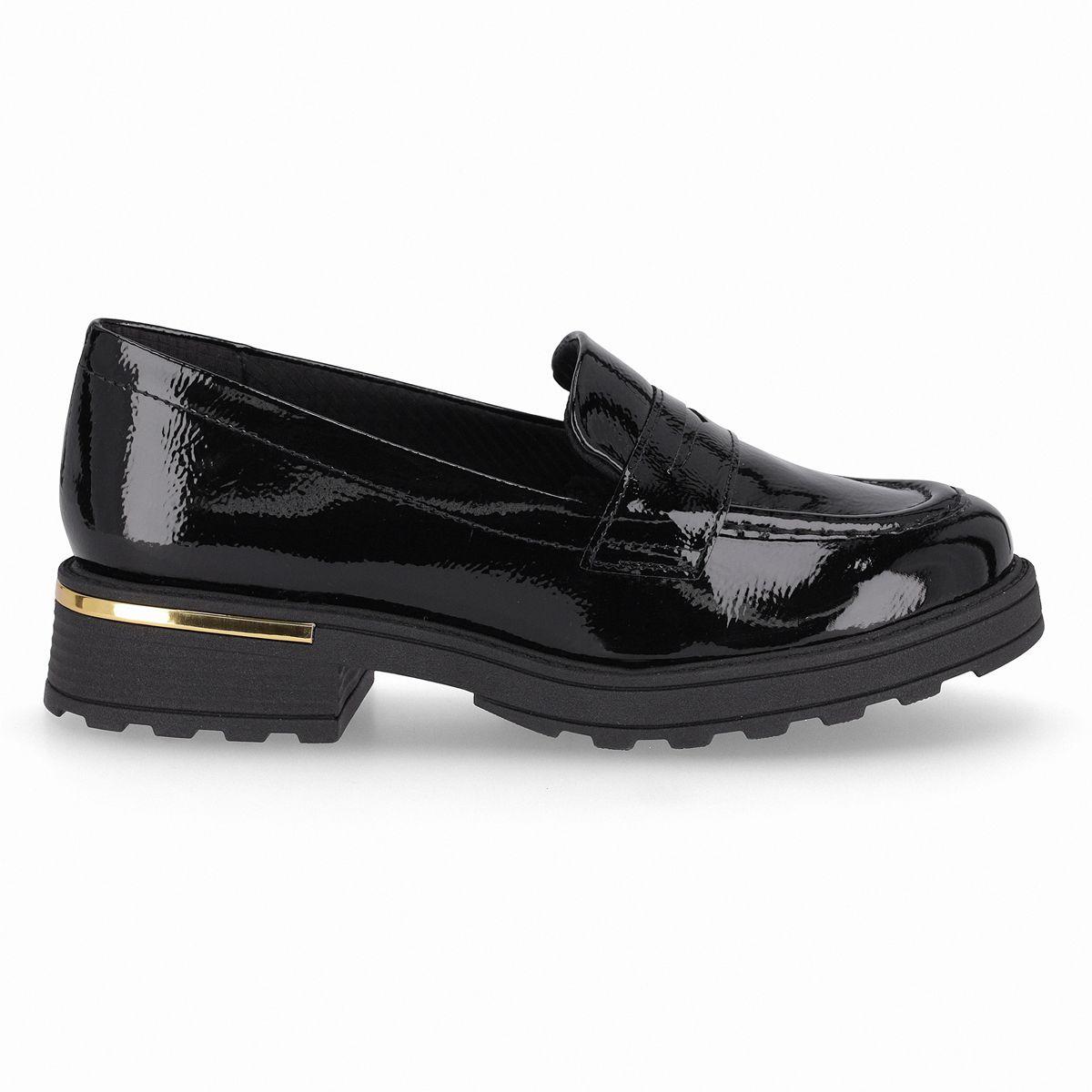 Mocasin Mujer Negro/Charol Gisa 02 Piccadilly-0