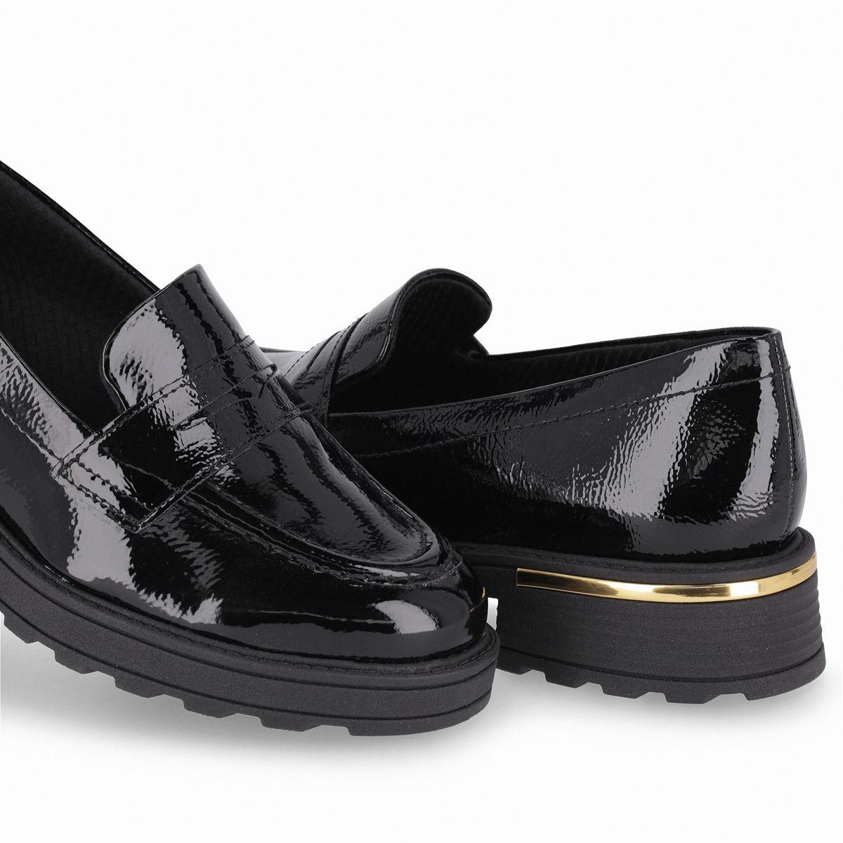 Mocasin Mujer Negro/Charol Gisa 02 Piccadilly-4