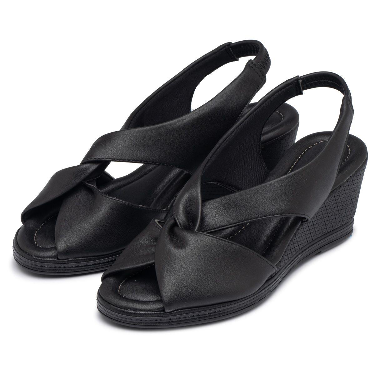 Sandalia Mujer Anabela Alice Negro 749 Piccadilly-1