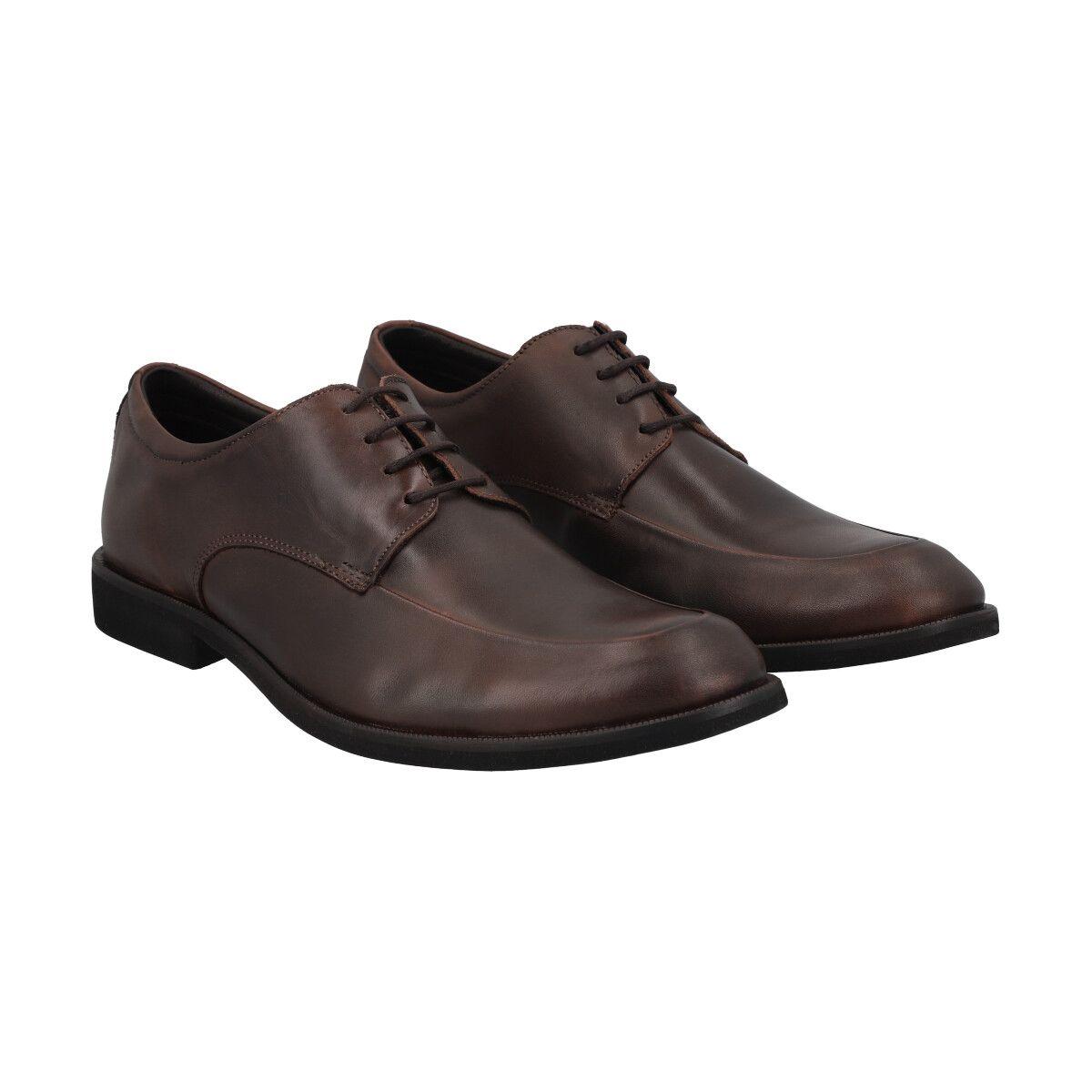 Zapato Formal Hombre Cuero Café 514  Perlatto-4