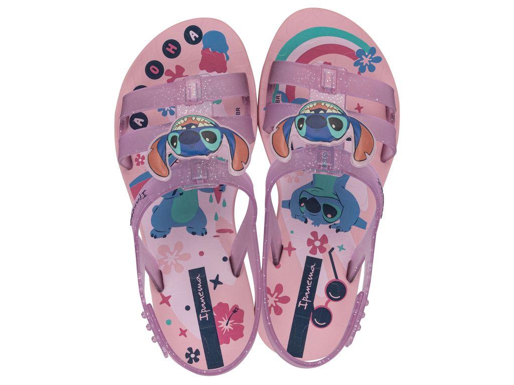 Sandalia Infantil Rosa Stich 102 Ipanema-0