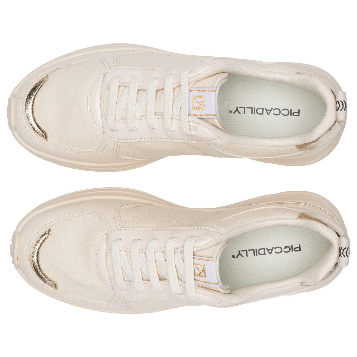 Zapatilla Mujer Natural/Dorado Energy Piccadilly-2