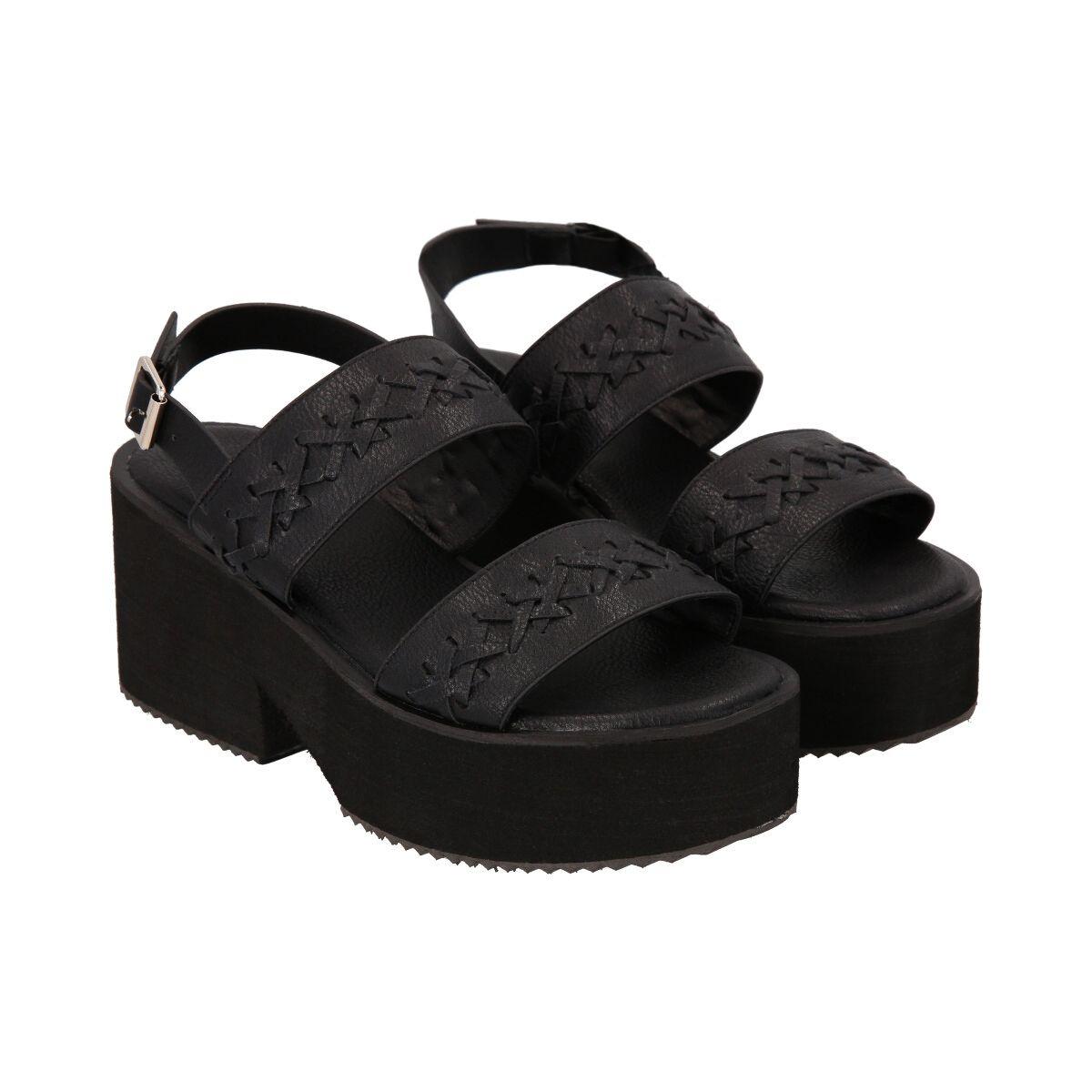 Sandalia Mujer Negro Fini Police-0