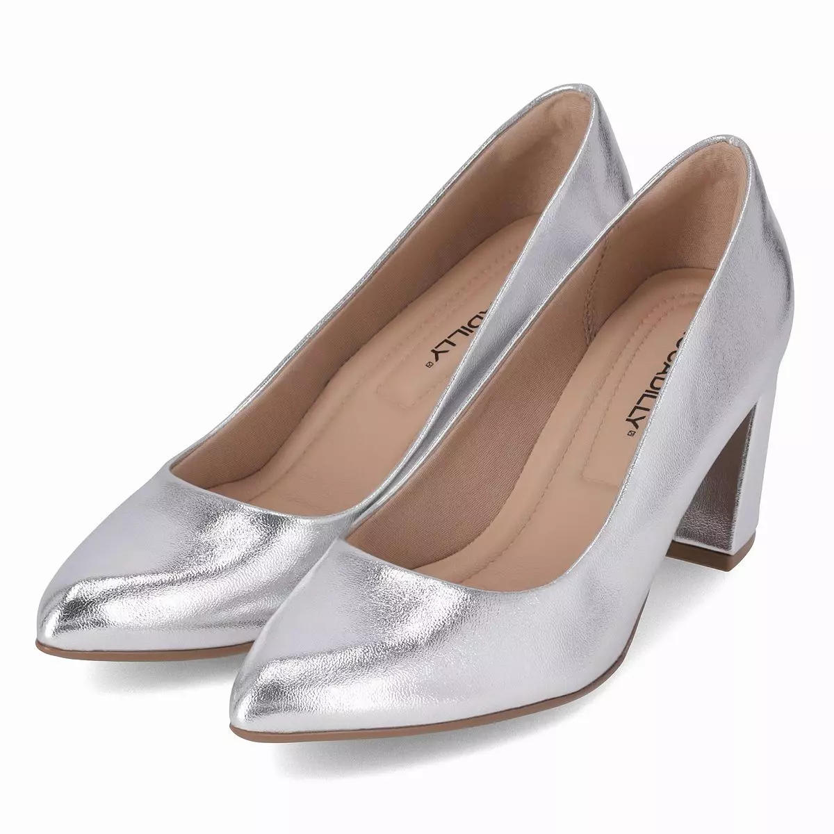 Zapato Mujer Plateado Luiza Piccadilly-1