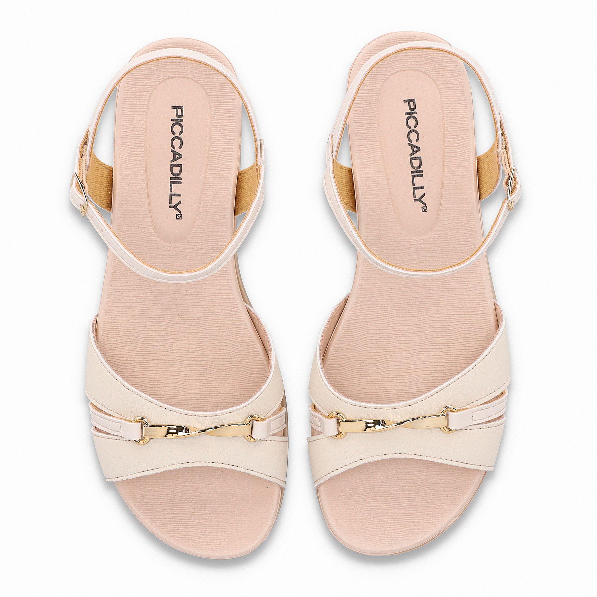 Sandalia Mujer Crema Mari 781 Piccadilly-1